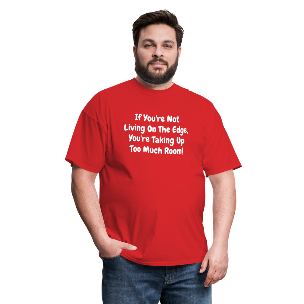 Living On The Edge - Mens - red