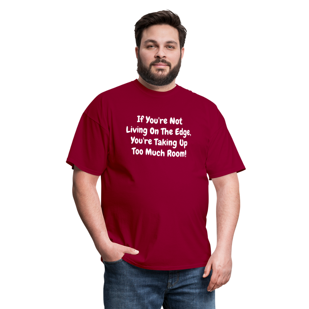 Living On The Edge - Mens - dark red