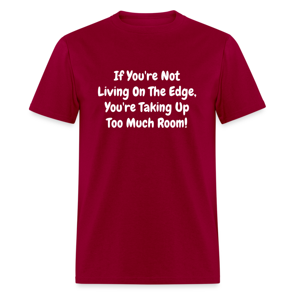 Living On The Edge - Mens - dark red
