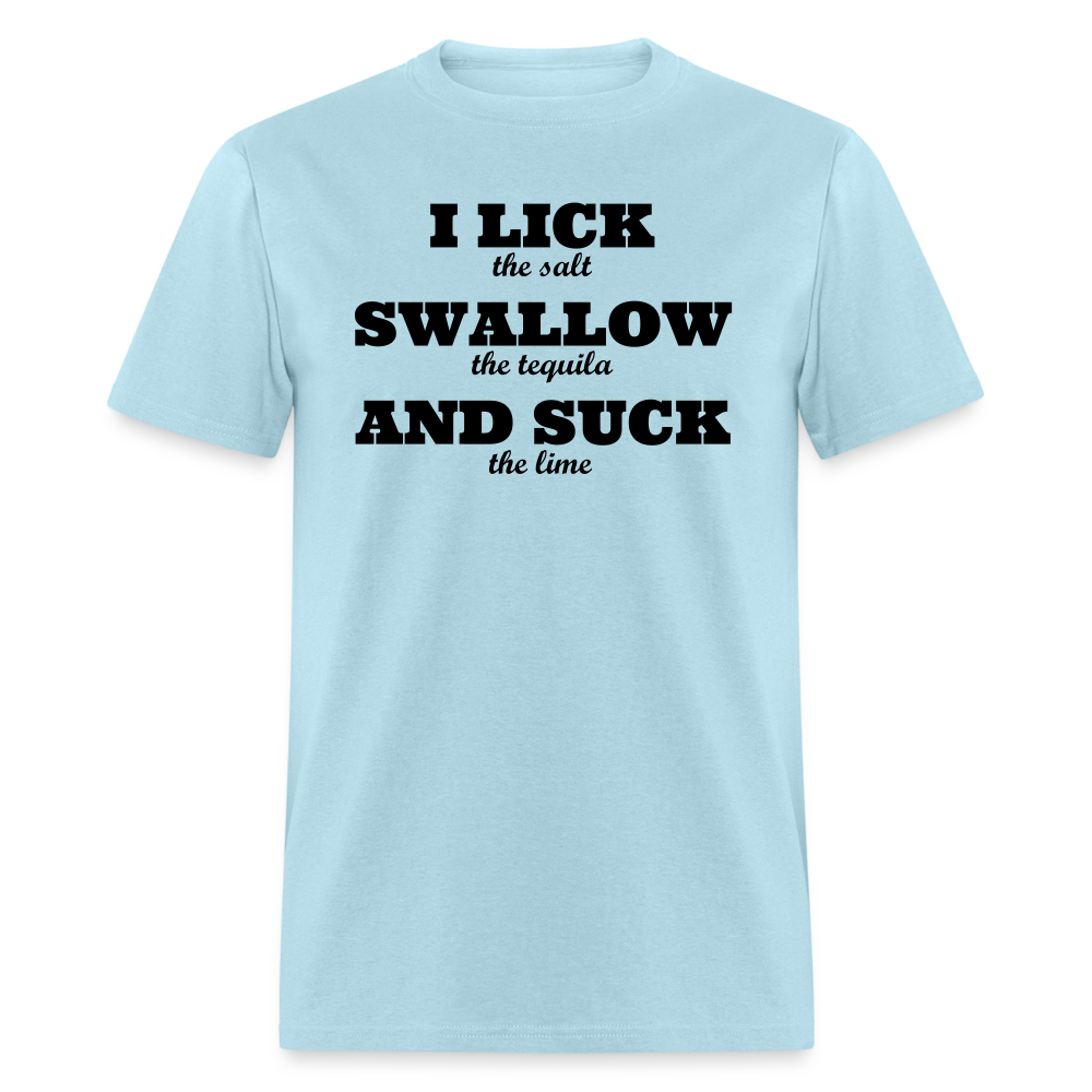 Lick, Swallow and Suck - powder blue