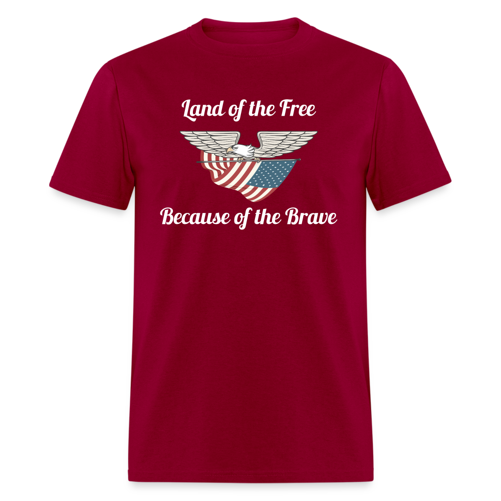 Land of the Free - dark red