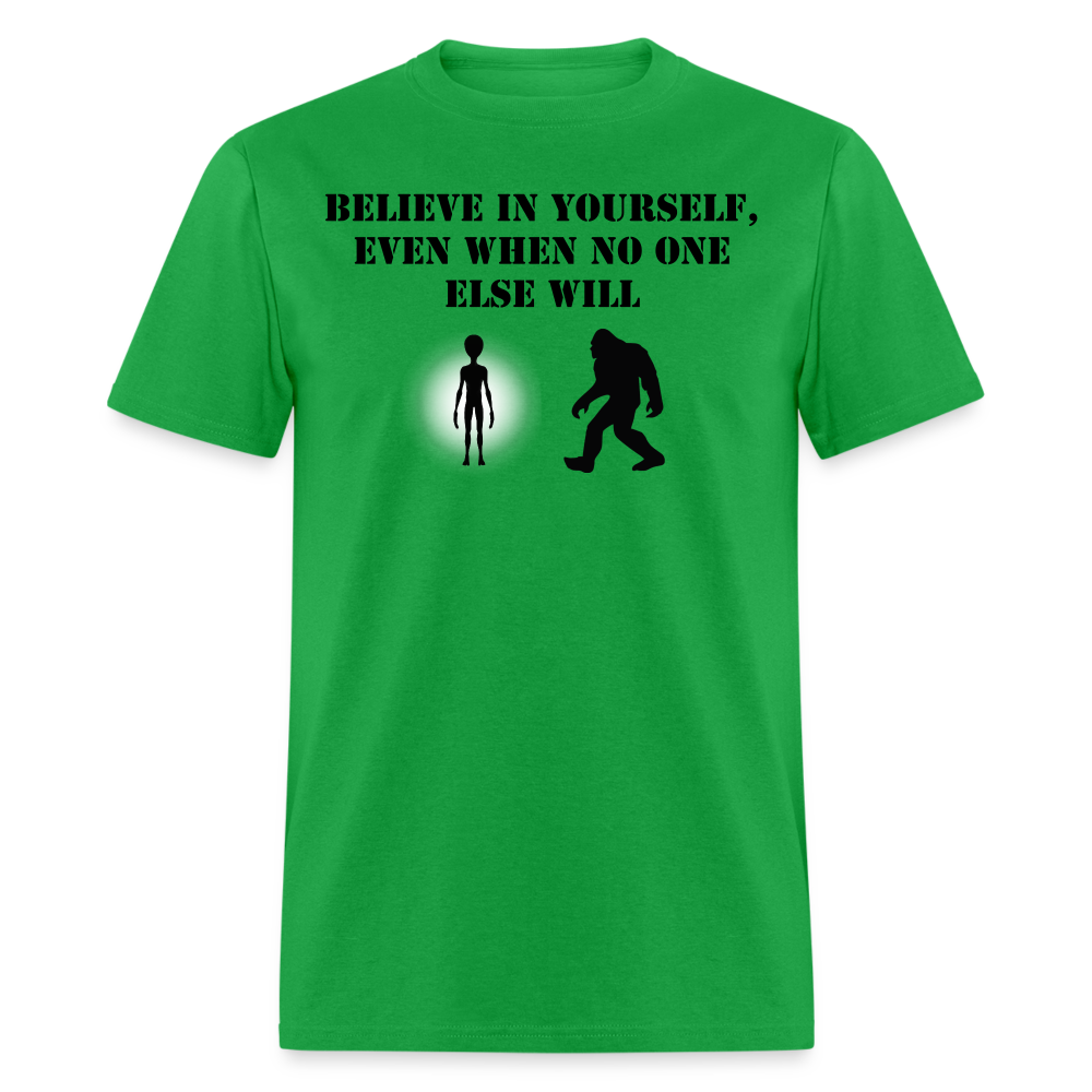 Believe In Yourself - bright green