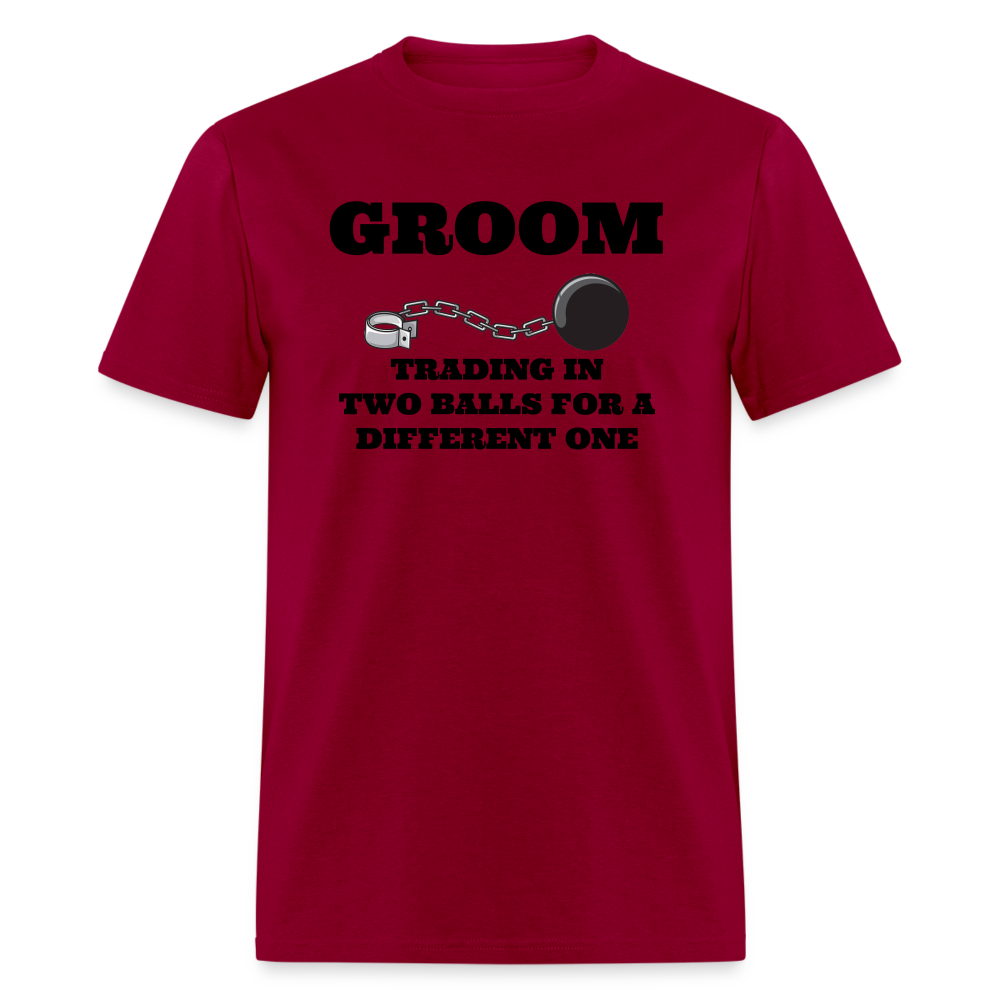 Groom - Trading In Two Balls - dark red