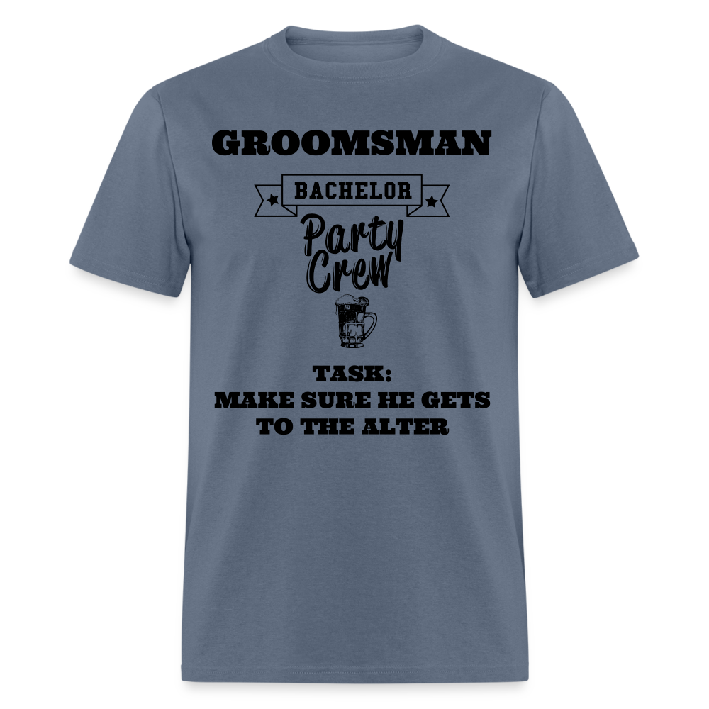 Groomsman Bachelor Party Crew - denim