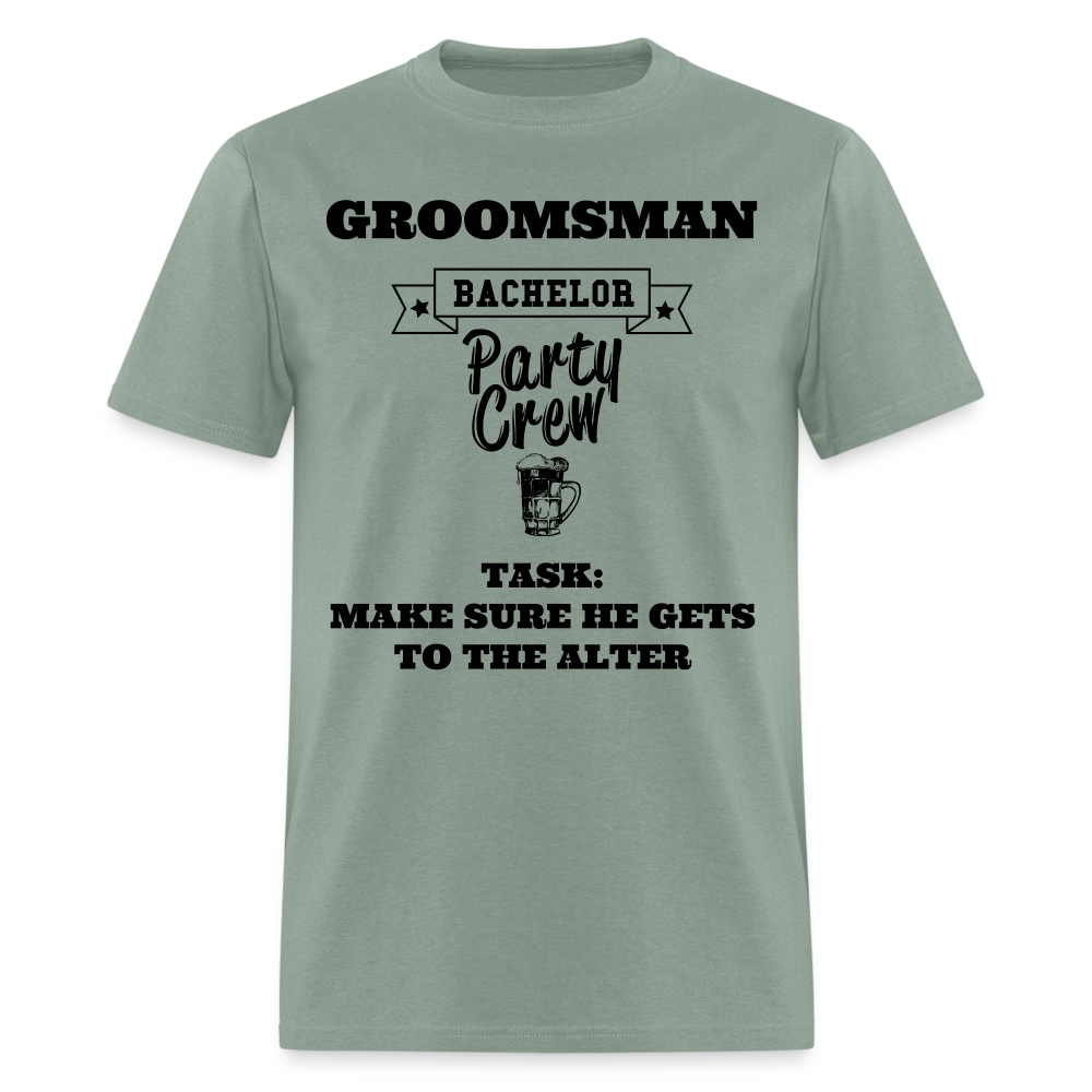 Groomsman Bachelor Party Crew - sage