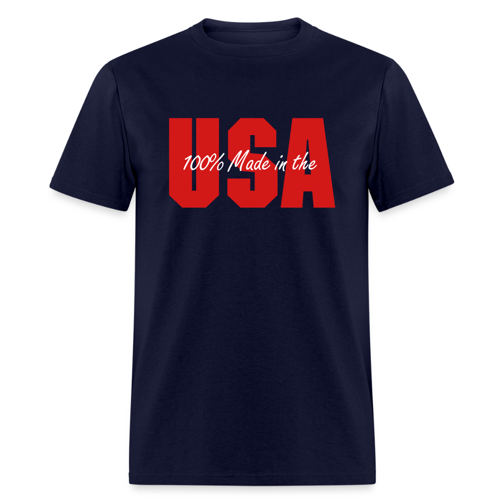 100% Made In The USA - navy
