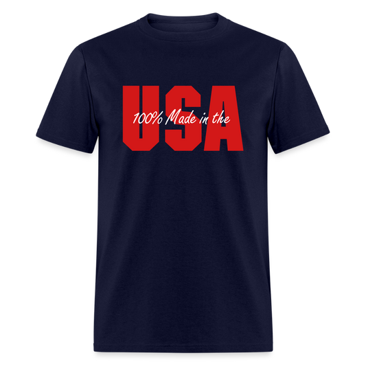 100% Made In The USA - navy