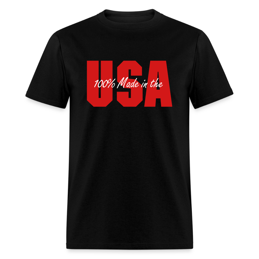 100% Made In The USA - black