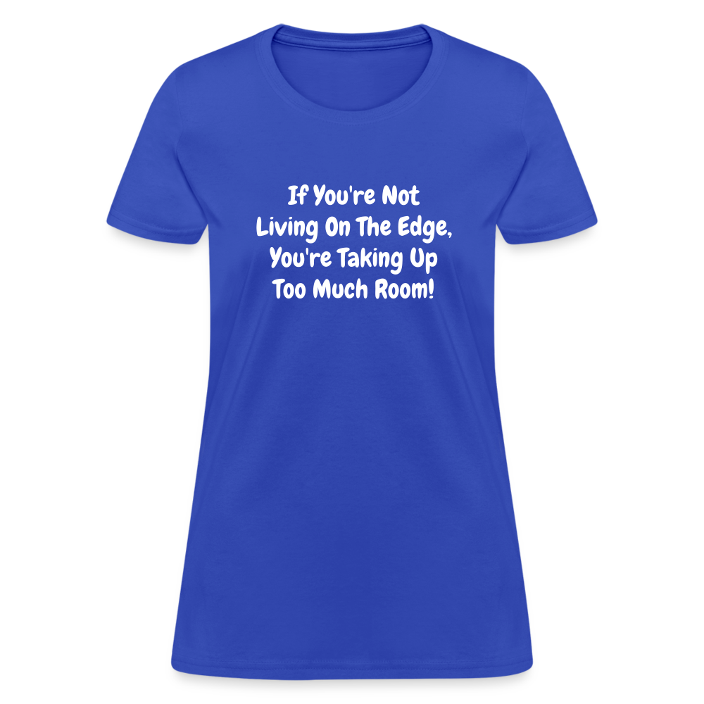 Living On The Edge - Women's - royal blue