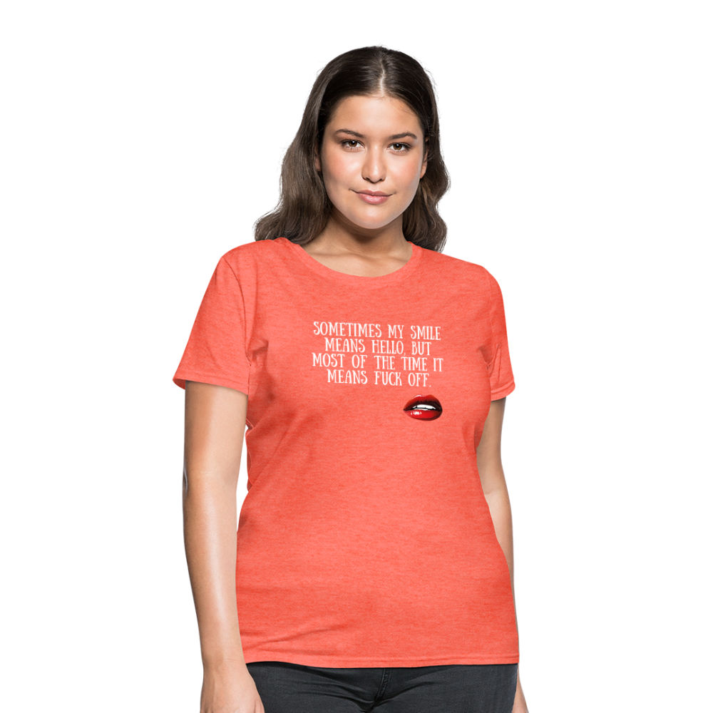 My Smile - Women's - heather coral