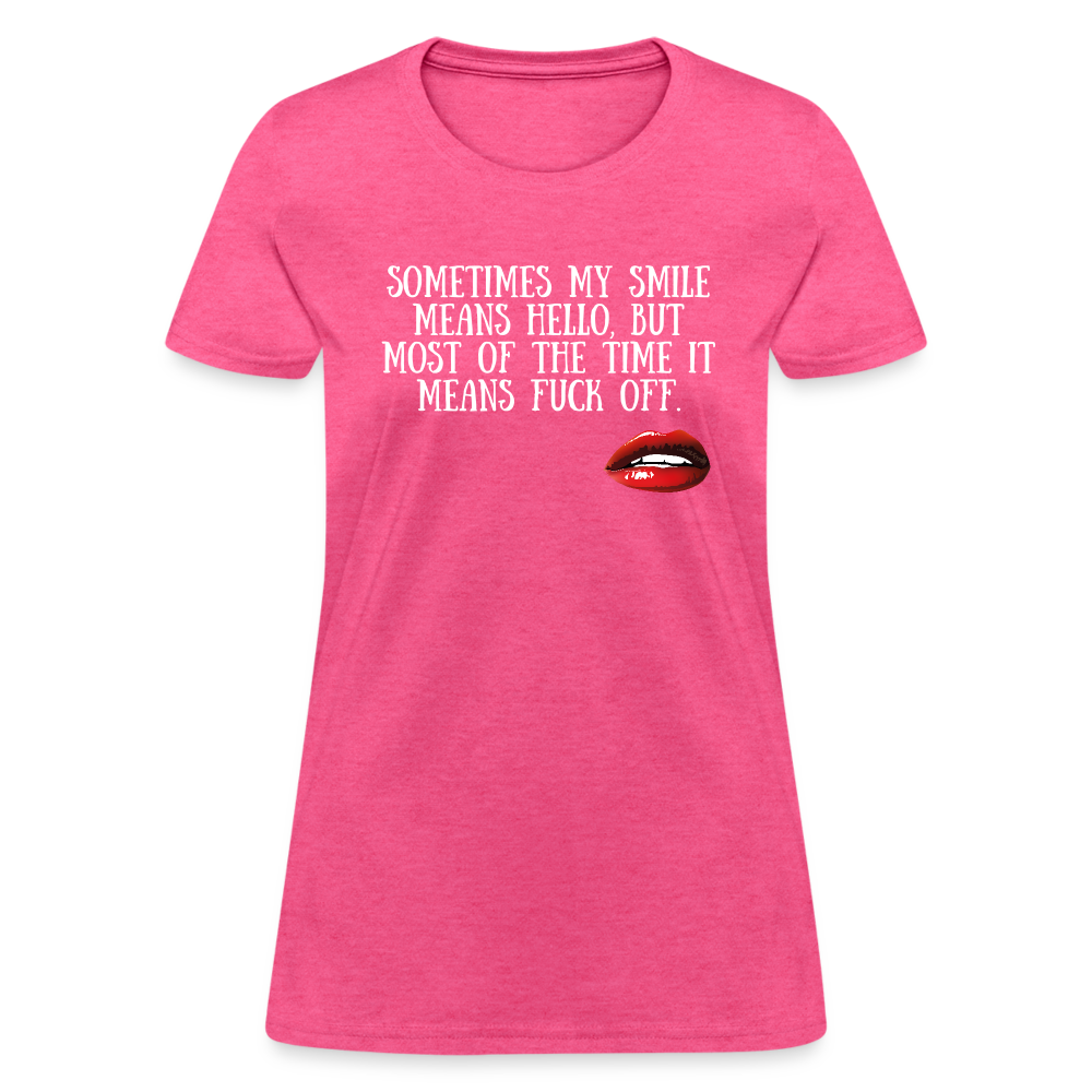 My Smile - Women's - heather pink