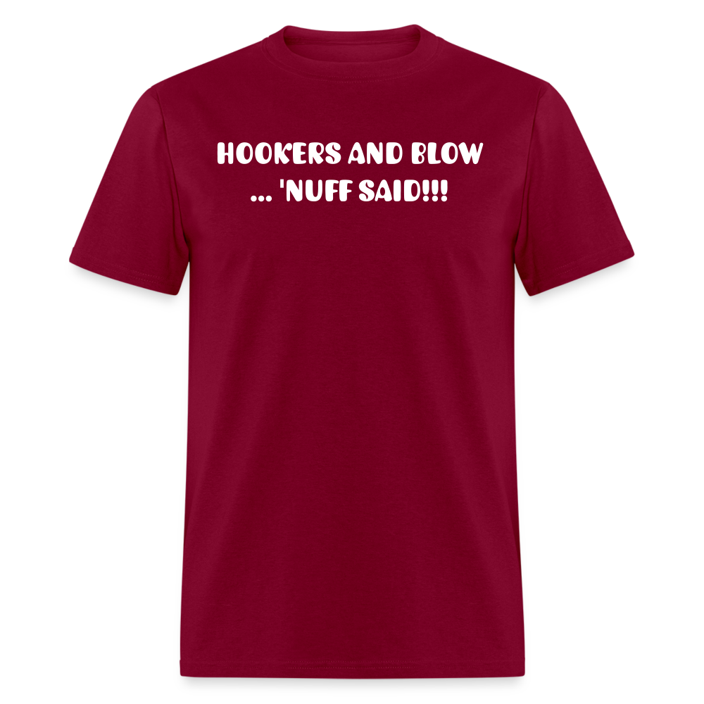 Hookers and Blow - burgundy