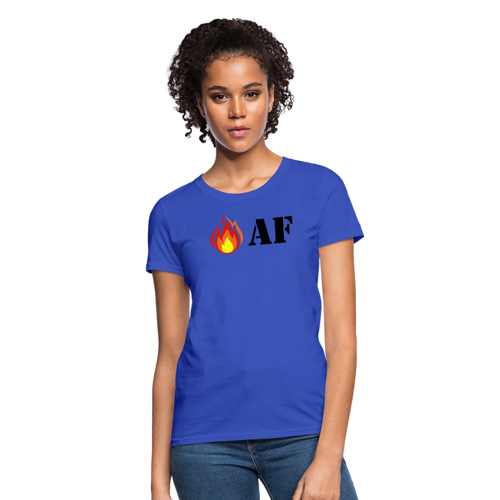 Hot AF - Women's - royal blue