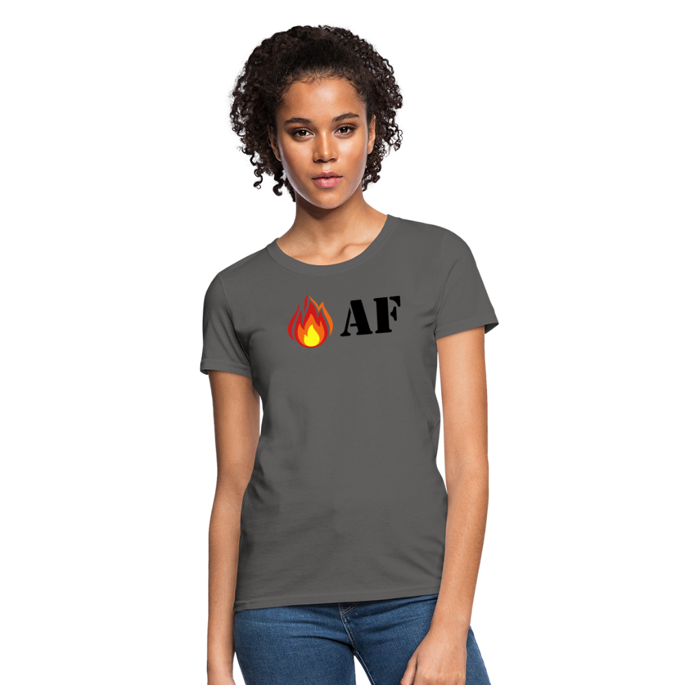 Hot AF - Women's - charcoal