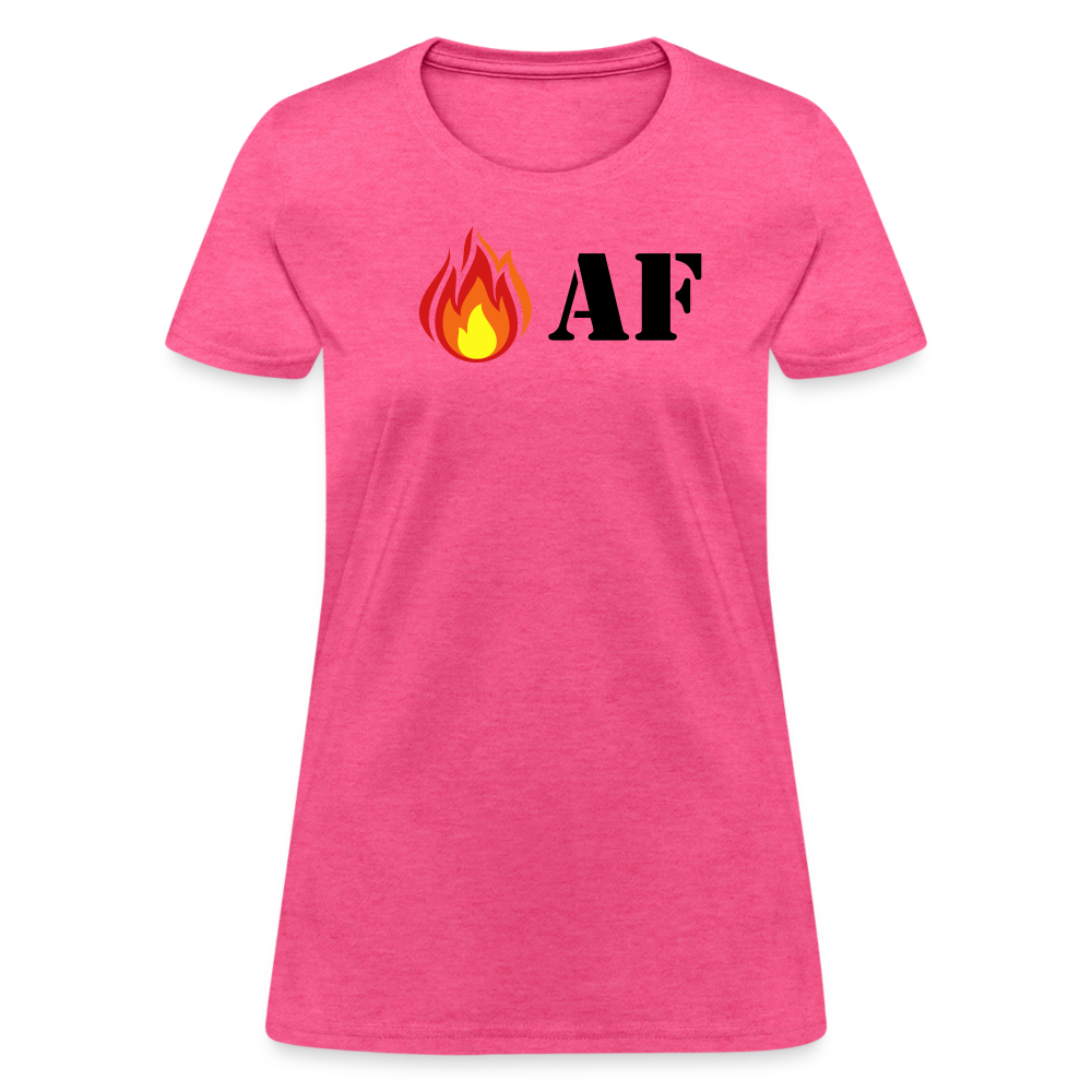 Hot AF - Women's - heather pink