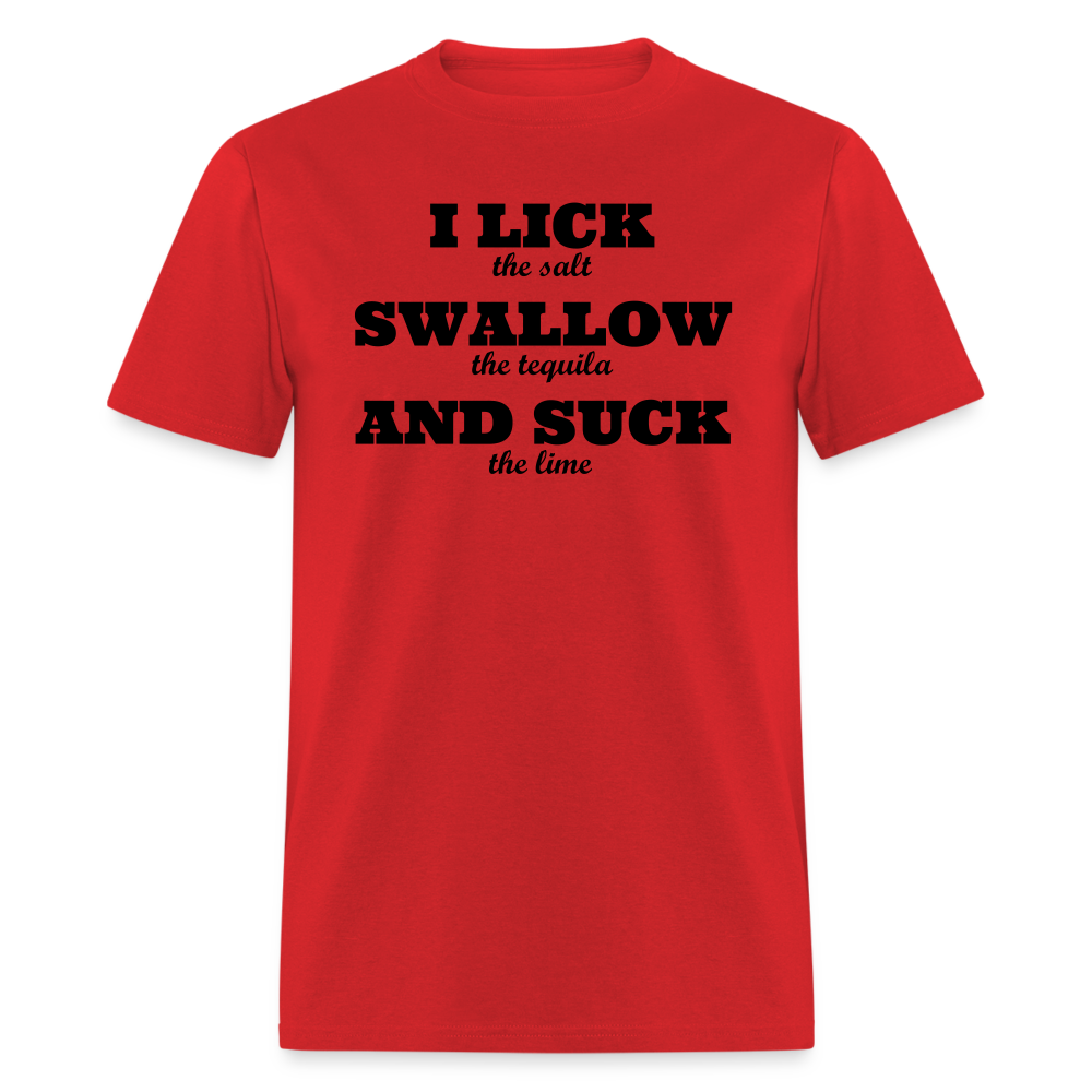 Lick, Swallow and Suck - red