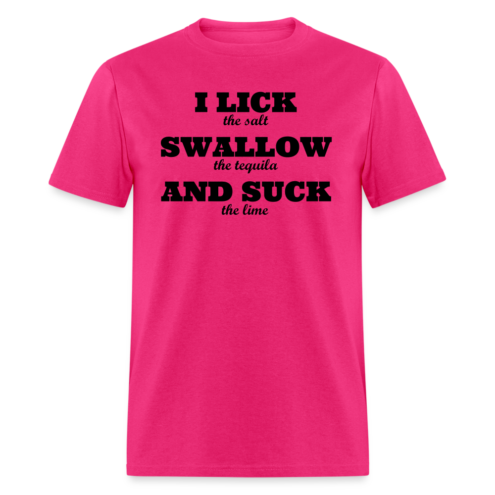 Lick, Swallow and Suck - fuchsia