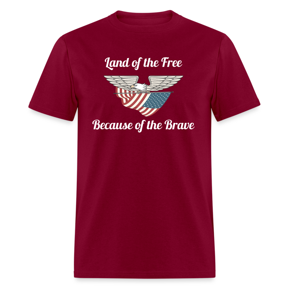 Land of the Free - burgundy