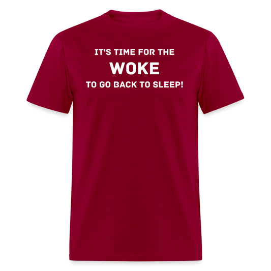 Woke Back To Sleep - dark red