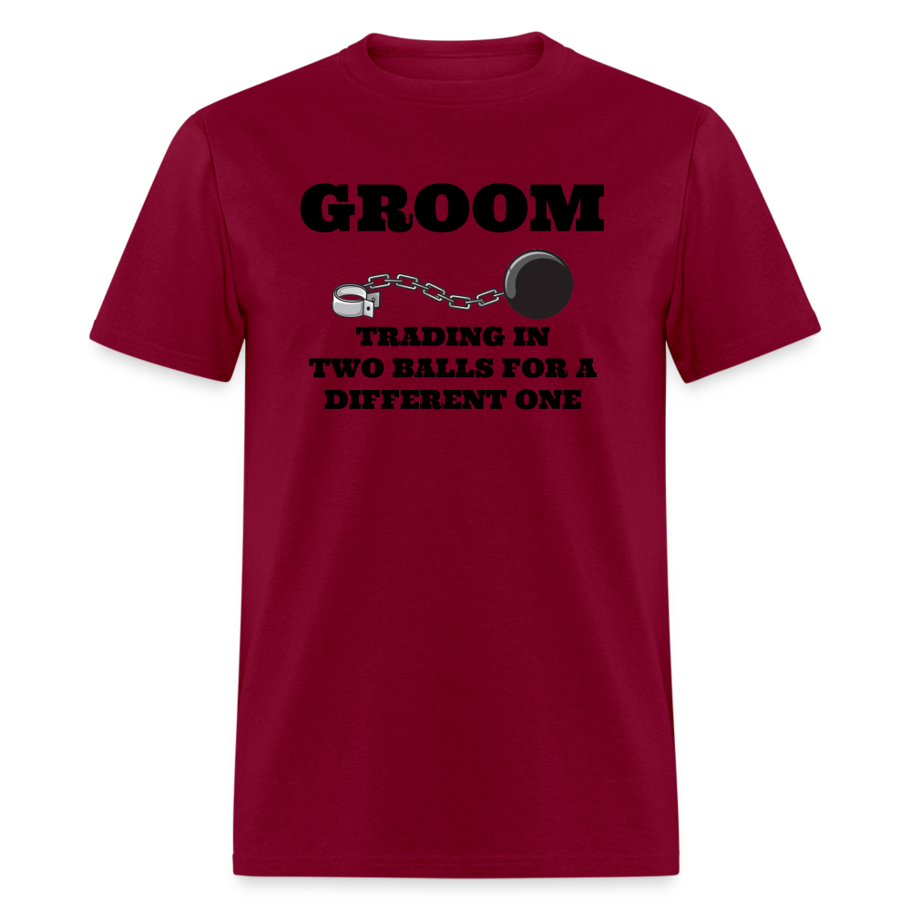 Groom - Trading In Two Balls - burgundy