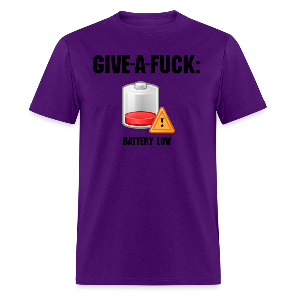 Give-A-Fuck - Battery Low - purple