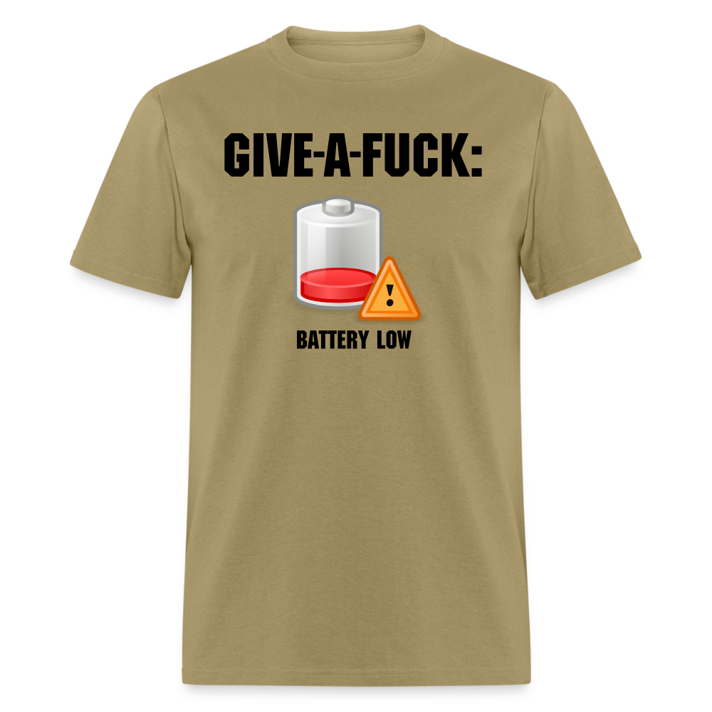 Give-A-Fuck - Battery Low - khaki