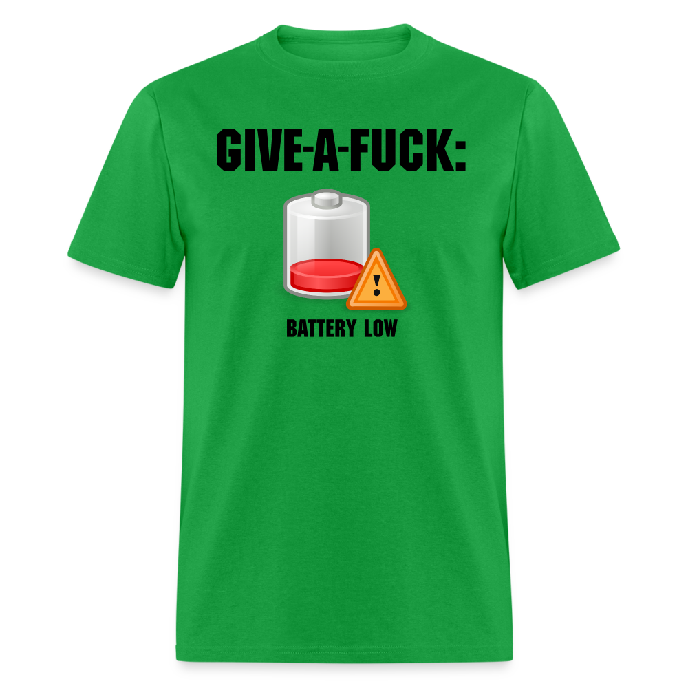 Give-A-Fuck - Battery Low - bright green