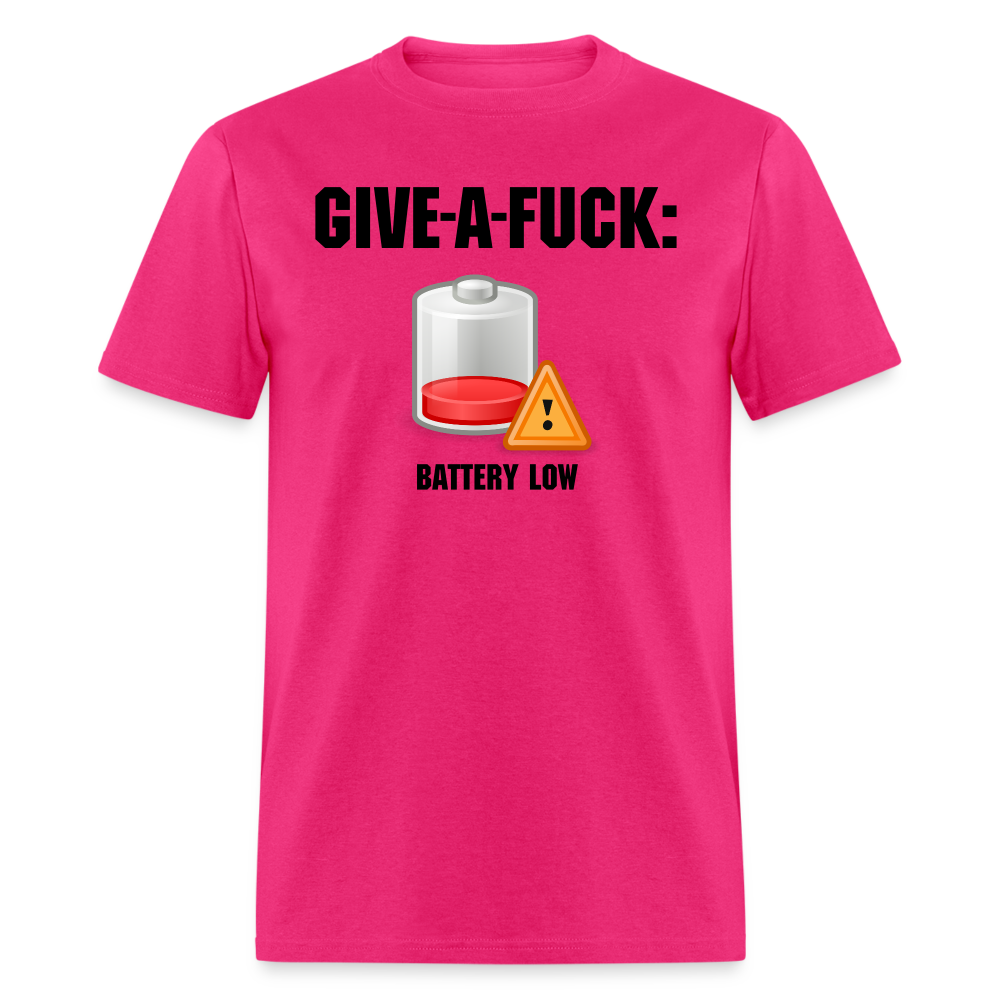 Give-A-Fuck - Battery Low - fuchsia