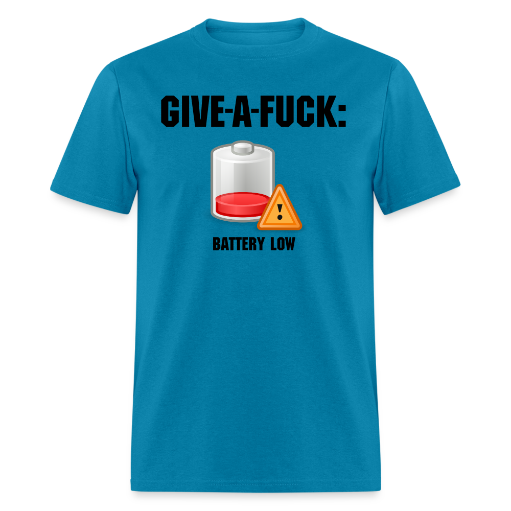 Give-A-Fuck - Battery Low - turquoise