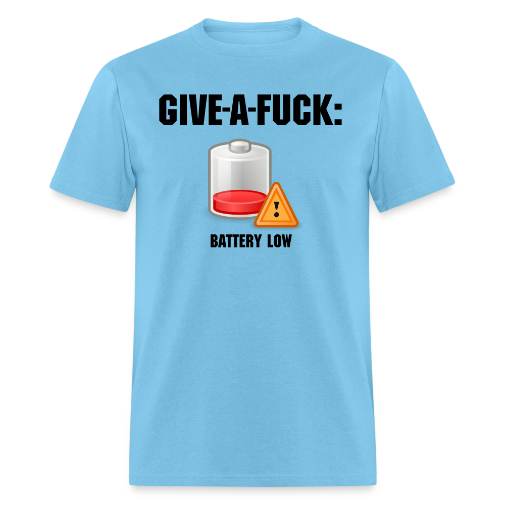 Give-A-Fuck - Battery Low - aquatic blue