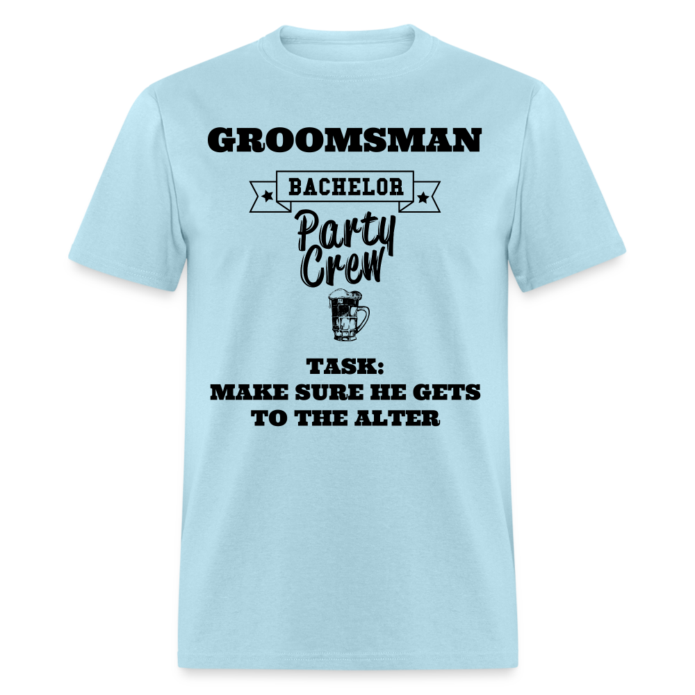 Groomsman Bachelor Party Crew - powder blue